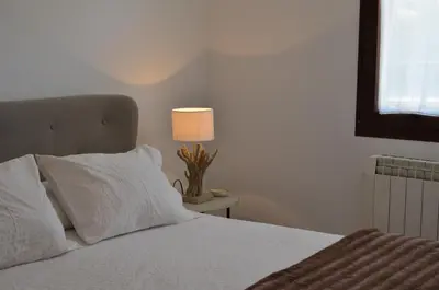 Cama o camas de una habitación en Apartamento Almanzor