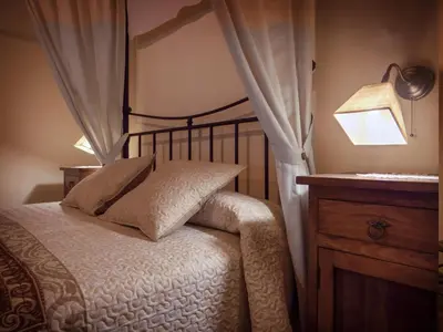 Cama o camas de una habitación en La Cañada del Valle del Jerte