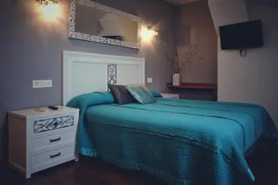 Cama o camas de una habitación en La Juderia de Las Arribes