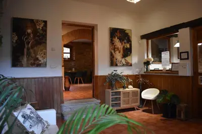 Zona de estar de Hostal La Colonial