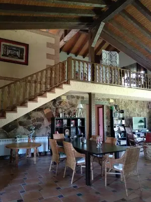 Un restaurante o sitio para comer en Casa Valentina