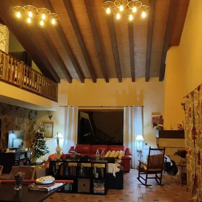 Zona de estar de Casa Valentina