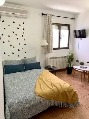 Cama o camas de una habitación en La Calleja