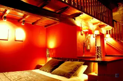Cama o camas de una habitación en Almazara de San Pedro