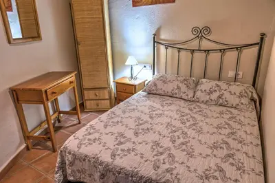 Cama o camas de una habitación en Chozos Rurales El Solitario
