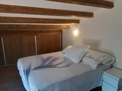 Cama o camas de una habitación en La Rosa de los Vientos