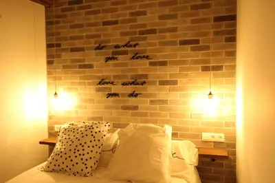 Cama o camas de una habitación en La Rosa de los Vientos