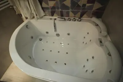 Un baño de La Rosa de los Vientos