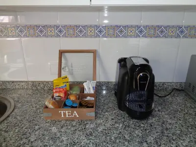 Utensilios para hacer té y café en Casa Angel