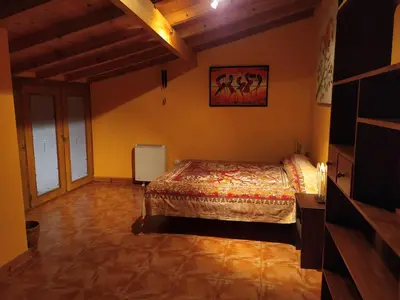 Cama o camas de una habitación en Casa Almenara