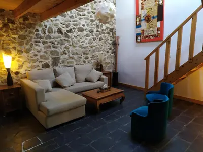 Zona de estar de Casa Almenara