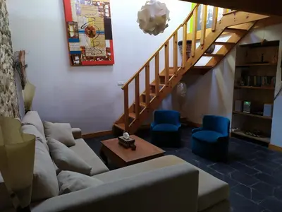 Zona de estar de Casa Almenara