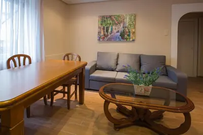 Zona de estar de Apartamentos turisticos Avila Villa Carmen III