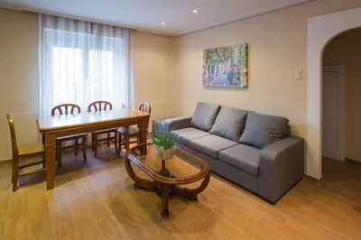 Zona de estar de Apartamentos turisticos Avila Villa Carmen III