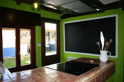 Una cocina o zona de cocina en Las Mimbres