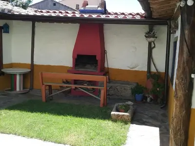 Jardín al aire libre en Las Mimbres