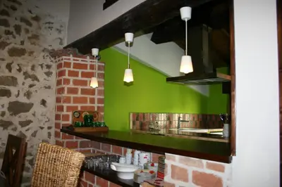 Una cocina o zona de cocina en Las Mimbres