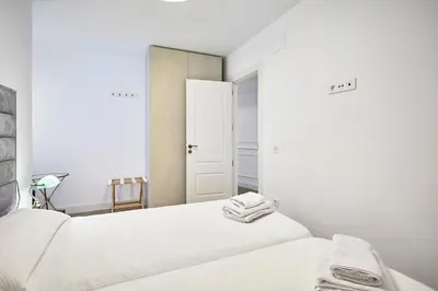 Cama o camas de una habitación en VUT San Francisco 3