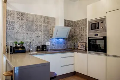 Una cocina o zona de cocina en Apartamentos Turisticos Moret 11 - 2A