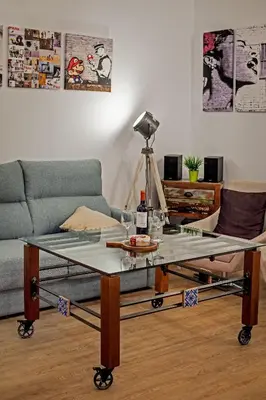 Zona de estar de Apartamentos Turisticos Moret 11 - 2A