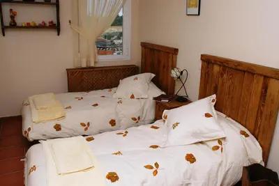 Cama o camas de una habitación en Casa Monica