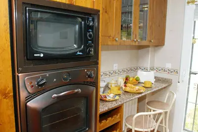 Una cocina o zona de cocina en Casa Monica