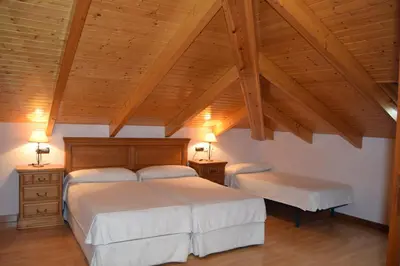 Cama o camas de una habitación en Puerta del Sol