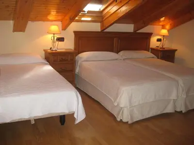 Cama o camas de una habitación en Puerta del Sol