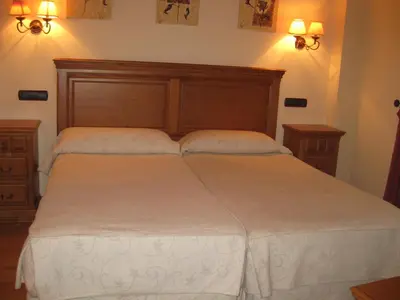 Cama o camas de una habitación en Puerta del Sol