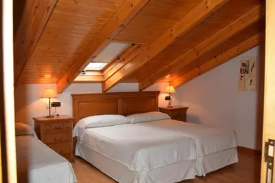 Cama o camas de una habitación en Puerta del Sol
