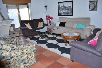 Zona de estar de Casa Rural La Cuadraá