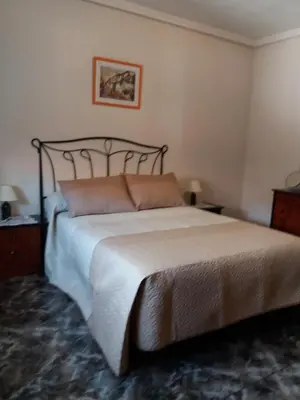 Cama o camas de una habitación en Casa Rural Amelia