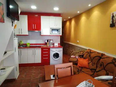 Una cocina o zona de cocina en Apartamentos Arribes la Corredera