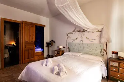 Cama o camas de una habitación en Vinarius, Posada Rural