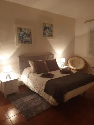 Cama o camas de una habitación en El Jardín del 22