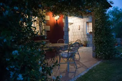Jardín al aire libre en Casa Rural Entrepinos