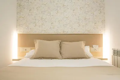 Cama o camas de una habitación en Serranos 24 Apartamento Rector Cobos