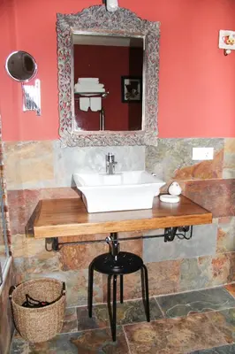 Un baño de Casa Rural El Olivar de Valdefuentes