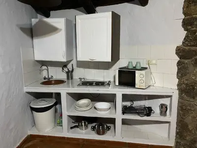 Una cocina o zona de cocina en complejo rural el prado