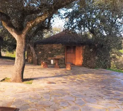Jardín al aire libre en complejo rural el prado