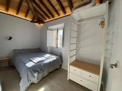 Cama o camas de una habitación en Apartamento Torre del Aver
