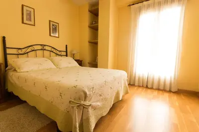 Cama o camas de una habitación en Hotel Rural El Paraiso de Gredos
