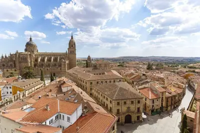 Vista general de Salamanca o vista desde el apartamento