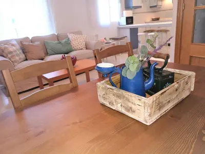 Zona de estar de Acogedor apartamento VALLE DEL JERTE