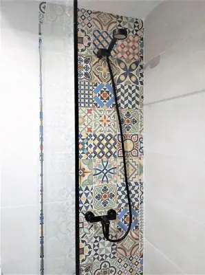 Un baño de Acogedor apartamento VALLE DEL JERTE