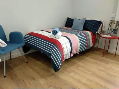Cama o camas de una habitación en El Cedro Llorón
