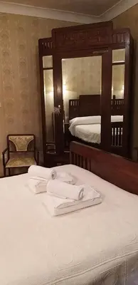 Cama o camas de una habitación en Casa Turística Plaza del Conde