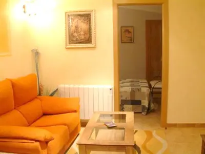 Zona de estar de Charming Villa with Private Pool in La Calzada de Béjar