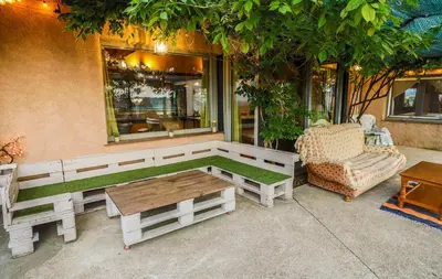 Un patio o zona al aire libre en Casa Rural Explora, Pastores