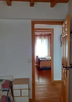 Cama o camas de una habitación en Los Castaños